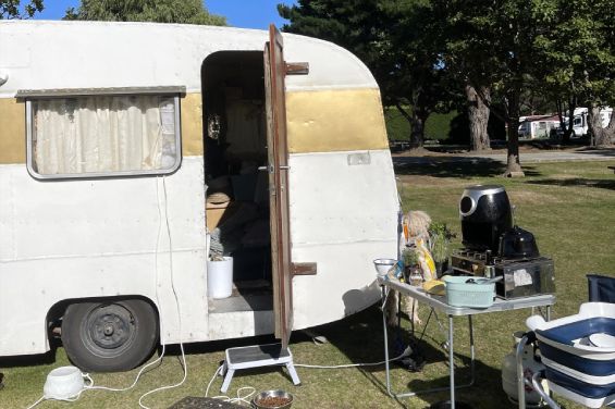 Powered caravan sites