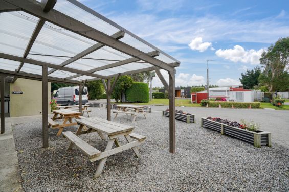 Picnic tables