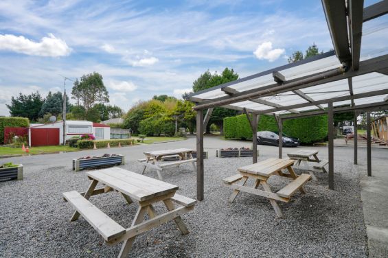 Picnic tables
